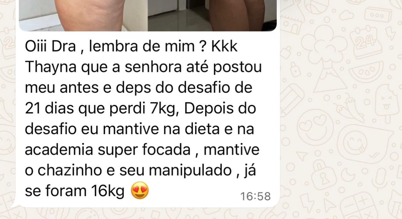 Depoimento real de aluna 1
